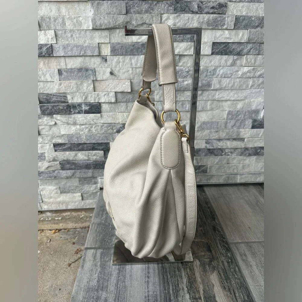 Marc by Marc Jacobs Classic Q Hillier Hobo White Workwear Handbag Purse Two Way - Picture 5 of 17
